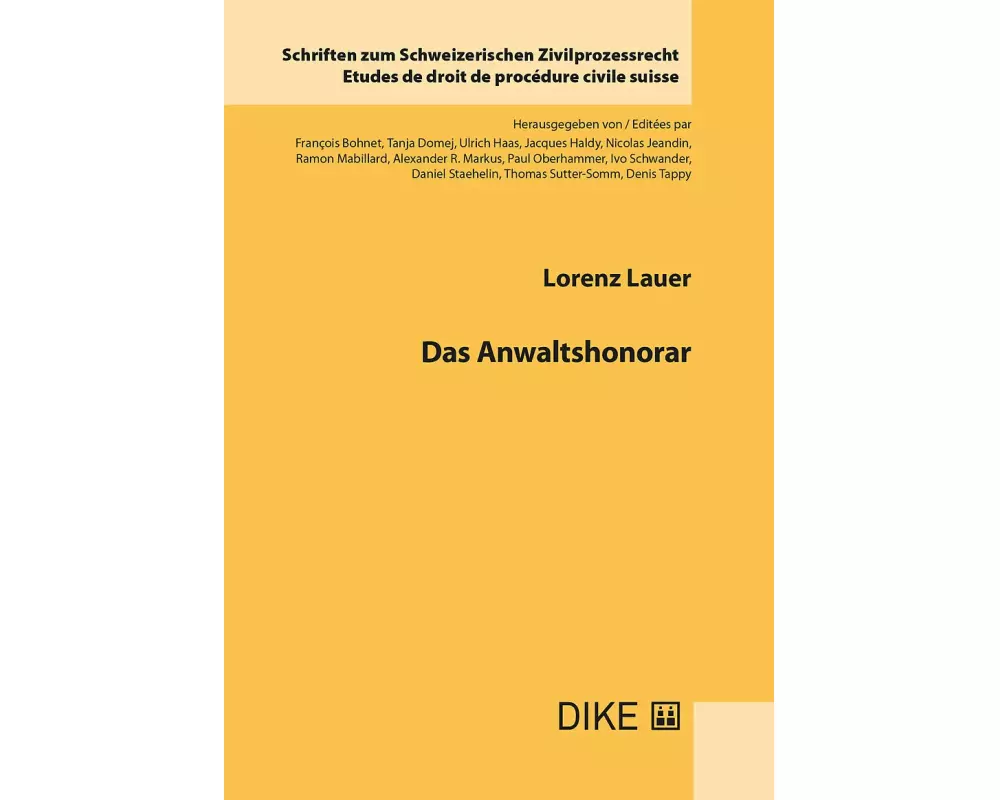 Das Anwaltshonorar