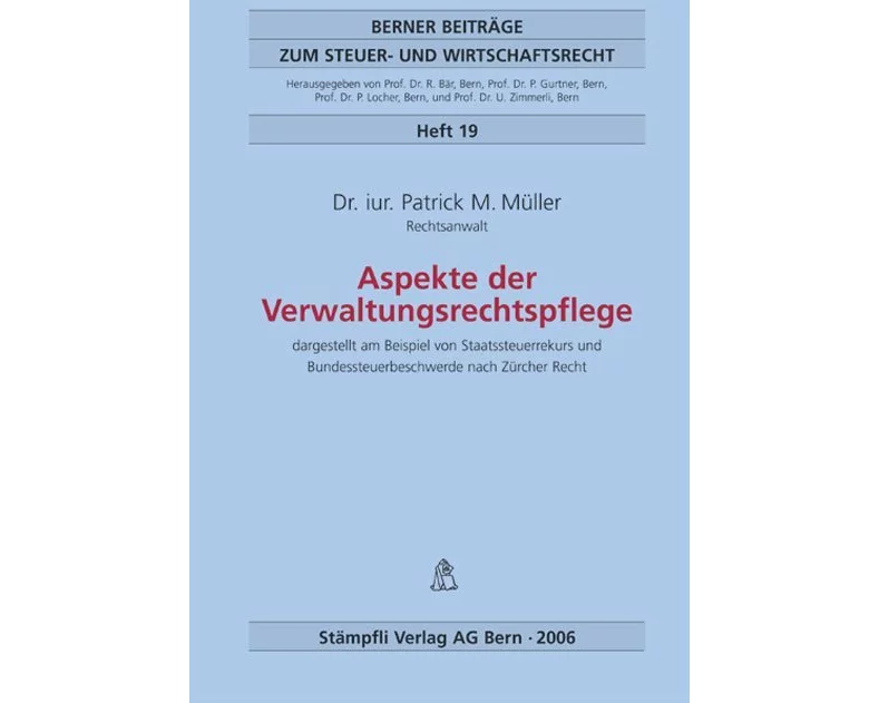 Aspekte der Verwaltungsrechtspflege