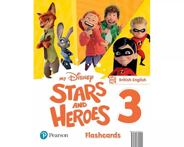 My Disney Stars and Heroes British Edition Level 3 Flashcards