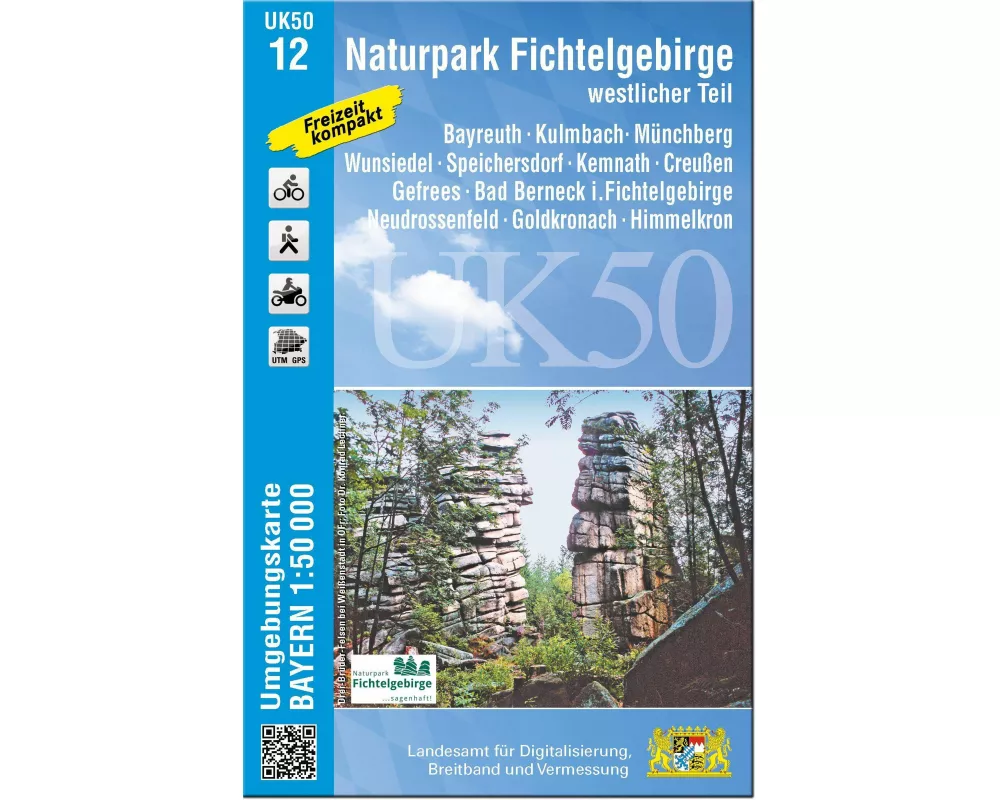 UK50-12 Naturpark Fichtelgebirge, westlicher Teil