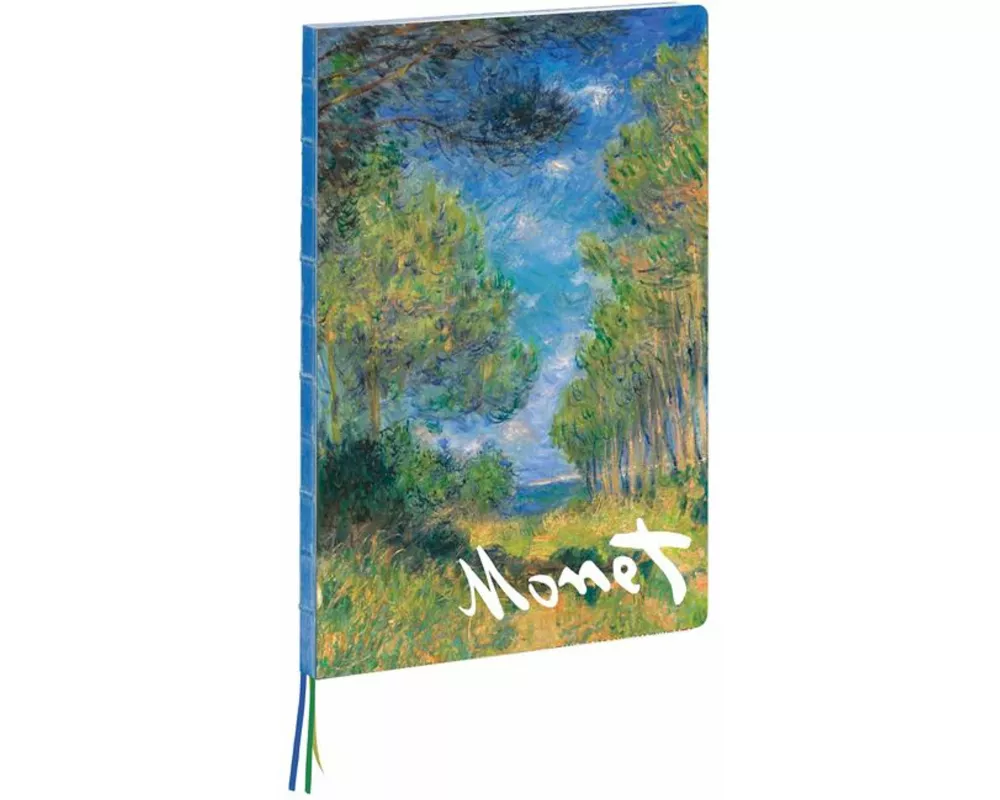 Pine Tree Path, Claude Monet A4 Notebook