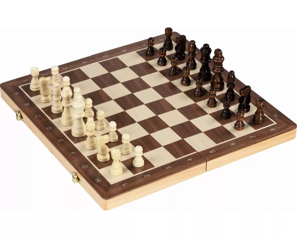 Schach/Dame Spiel 2in1, magnetisch