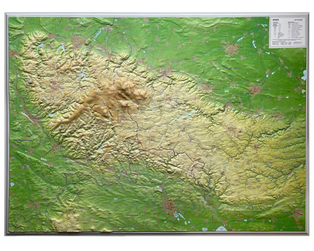 Relief Harz 1:110.000