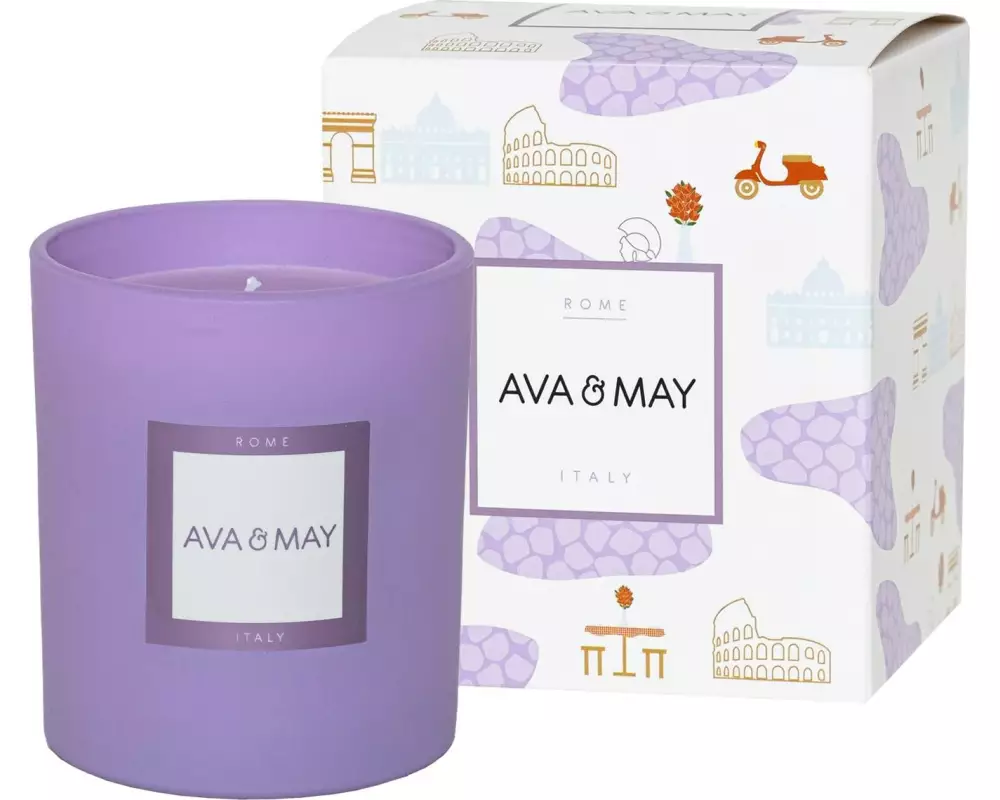AVA & MAY Duftkerze Rom 200 g