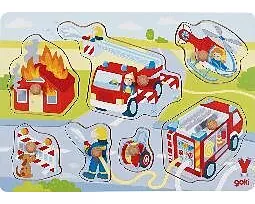 Steckpuzzle Feuerwehreinsatz