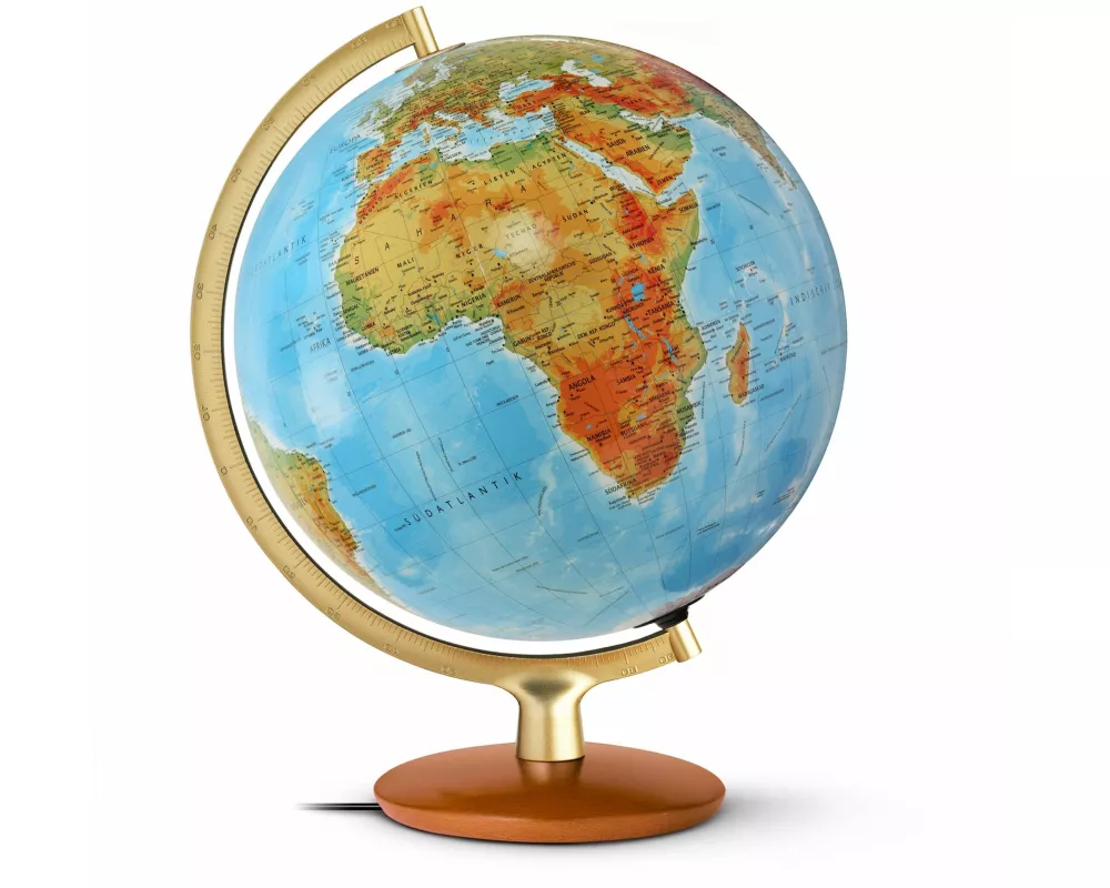 DFGI 3015Globus handkaschiert auf Glaskugel