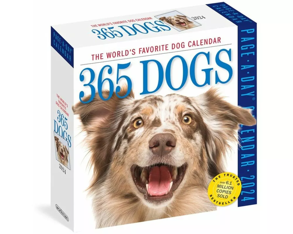 365 Dogs Page-A-Day Calendar 2024
