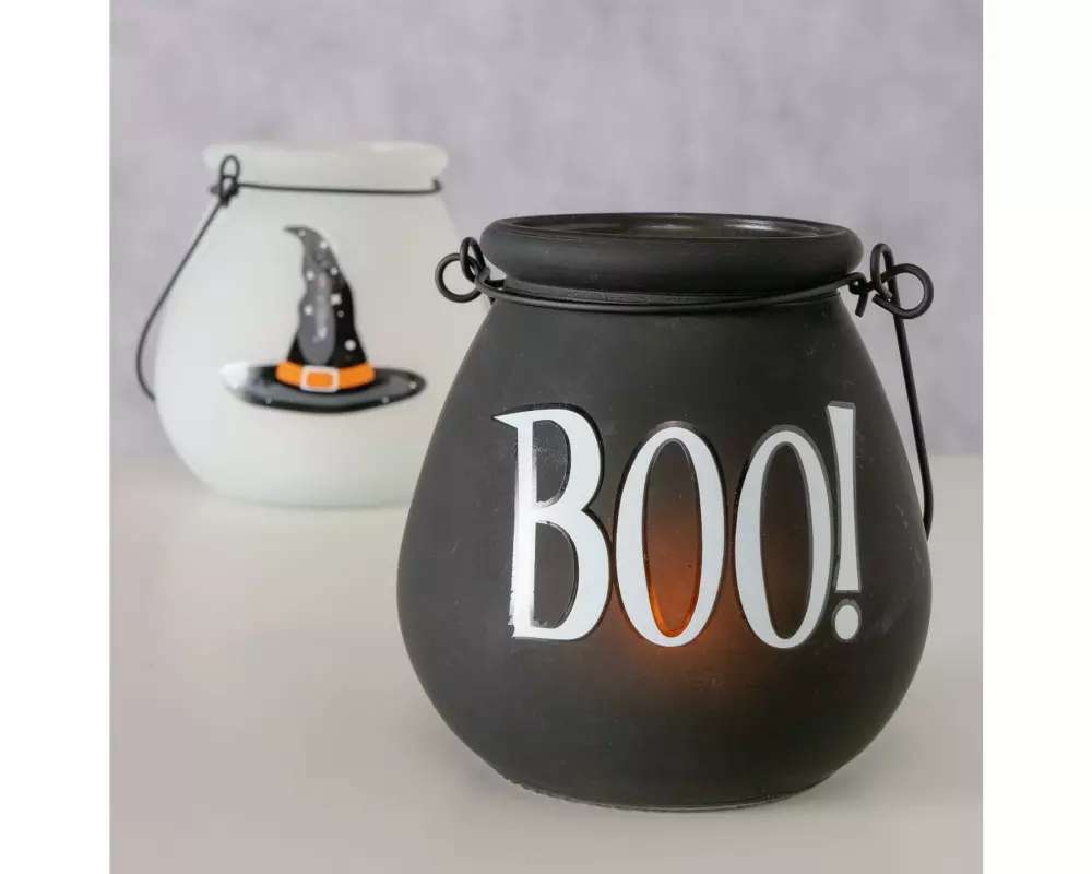 Boltze Windlicht Spooky 1 Stück, assortiert