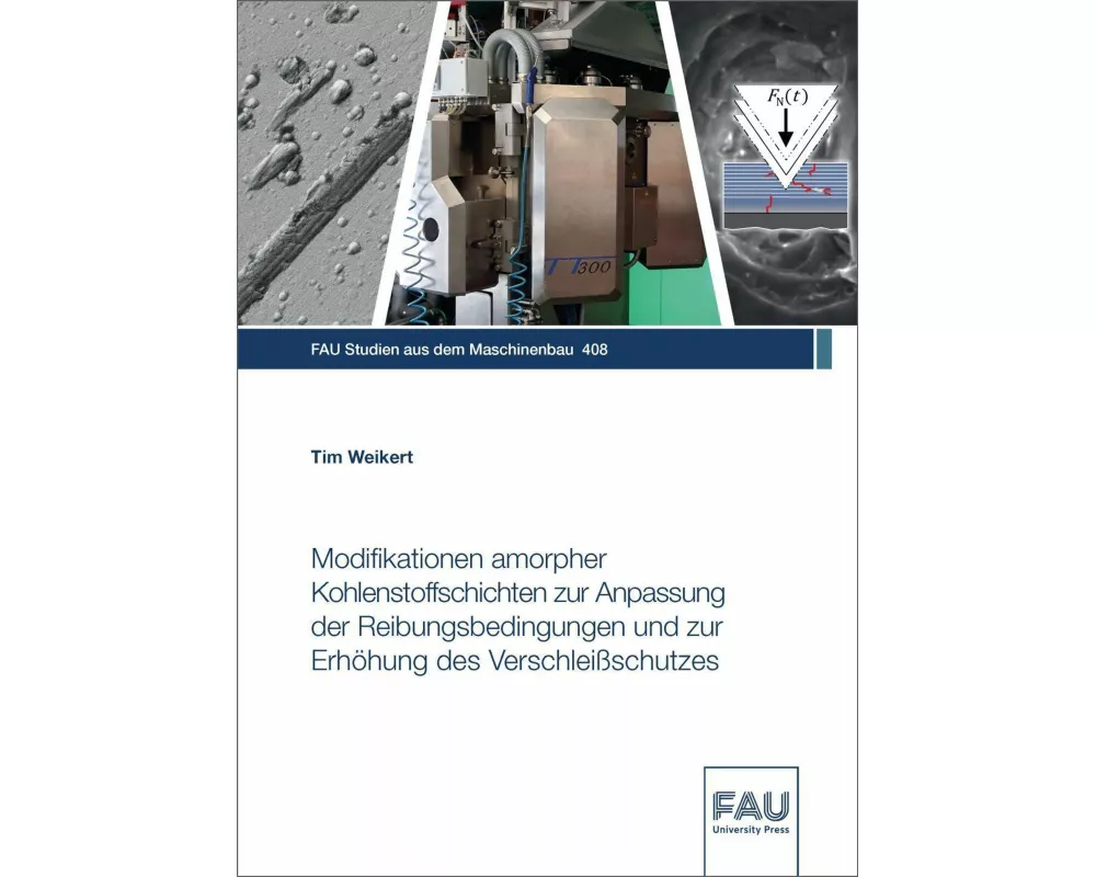 Modifikationen amorpher Kohlenstoffschichten zur Anpassung der Reibungsbedingungen und zur Erhöhung des Verschleißschutzes