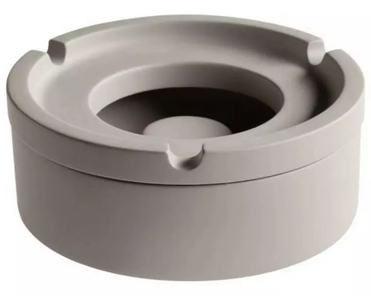 APS Aschenbecher Windascher Element 10.5 cm, Grau