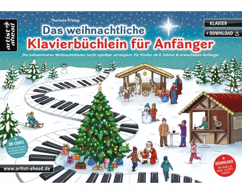 Das weihnachtliche Klavierbüchlein für Anfänger