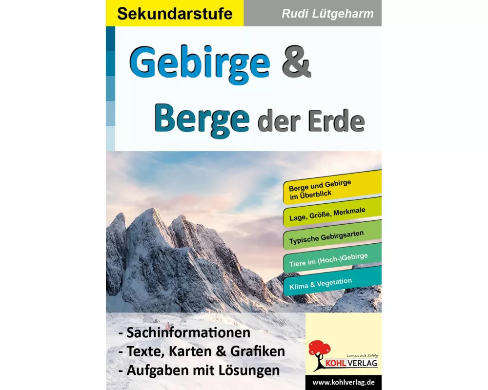 Gebirge und Berge der Erde