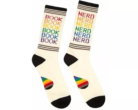Book Nerd Pride Gym Socks - Small