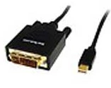 StarTech.com 2m (6.6 ft) Mini HDMI to DVI Cable, DVI-D to HDMI Cable (1920x1200p), HDMI Mini Male to DVI-D Male Display Cable Adapter