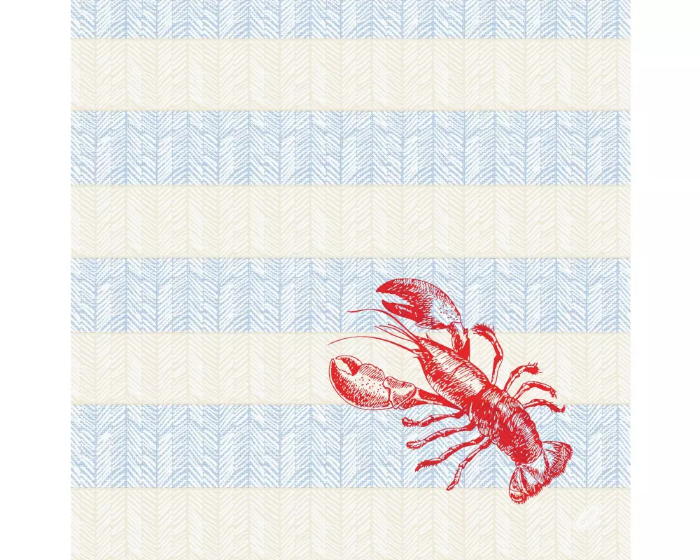 Duni Papierservietten Sea Delights 40 cm x 40 cm, 60 Stück