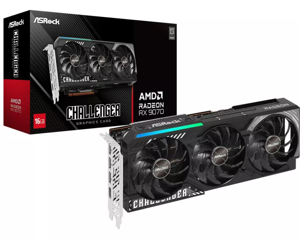 ASRock Grafikkarte Radeon RX 9070 Challenger 16 GB