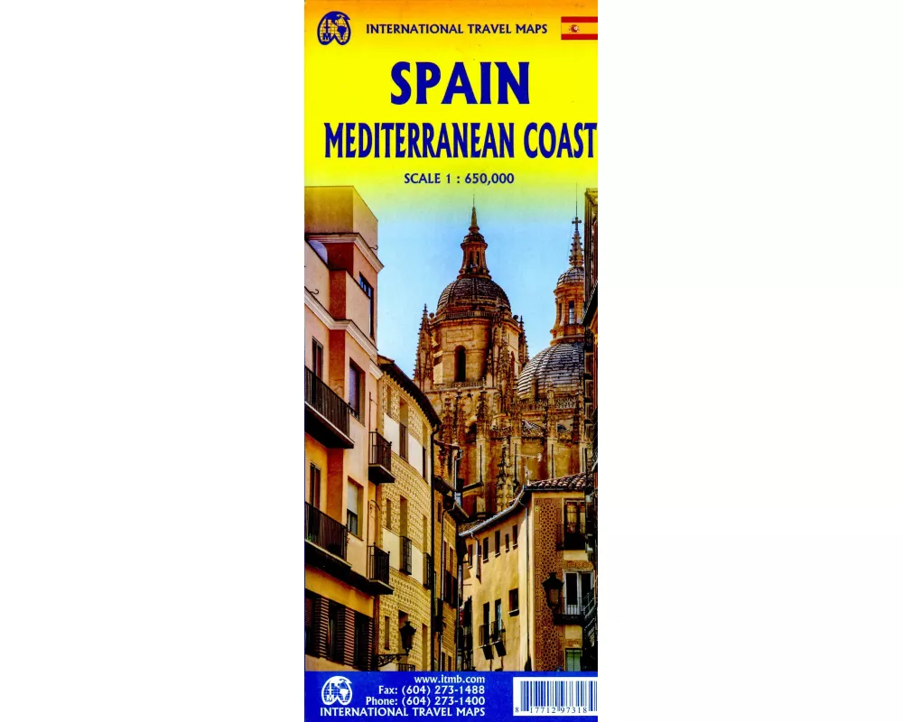 Spain Mediterian Coast 1:650 000