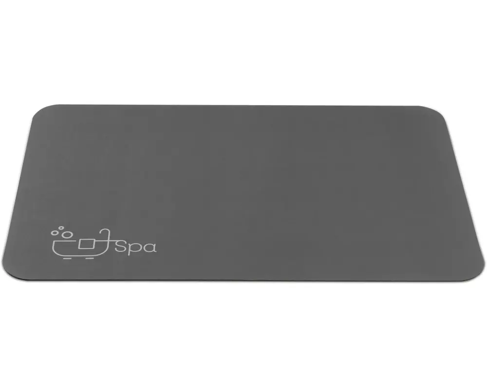 EASYmaxx Badteppich Spa 60 x 90 cm, Dunkelgrau