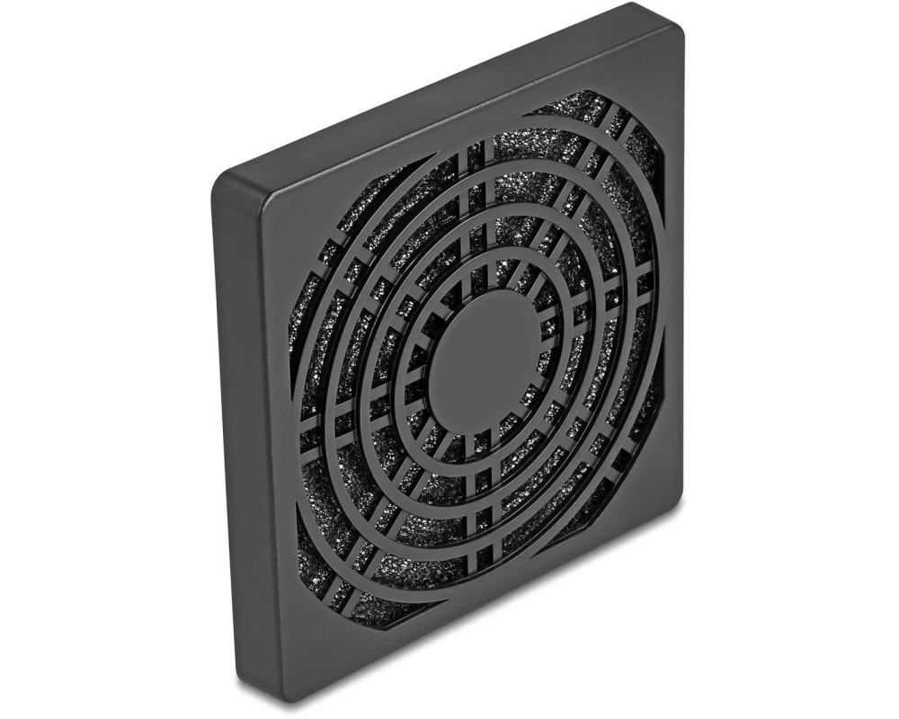 Delock Lüftergitter mit Staubfilter 80 x 80 mm