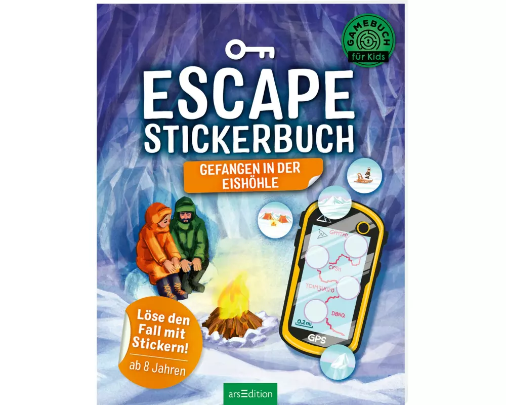 Buchzentrum Escape-Stickerbuch: Gefangen in der Eishöhle 32 Seiten