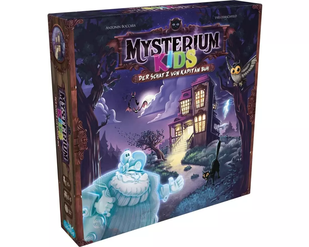 libellud Kinderspiel Mysterium Kids: Der Schatz von Kapitän Buh -DE-