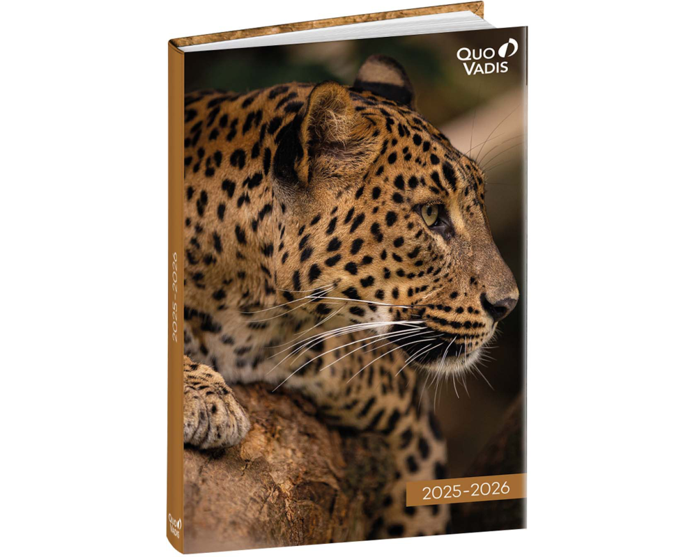 QUO-VADIS Eurotextagenda Leopard 25/26 1282525Q 1T/1S 12M ML 12x17cm