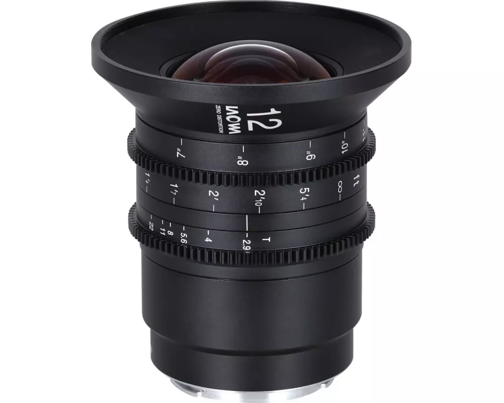 Venus Optic Festbrennweite 12mm T/2.9 Zero-D Cine (Feet) – Canon RF
