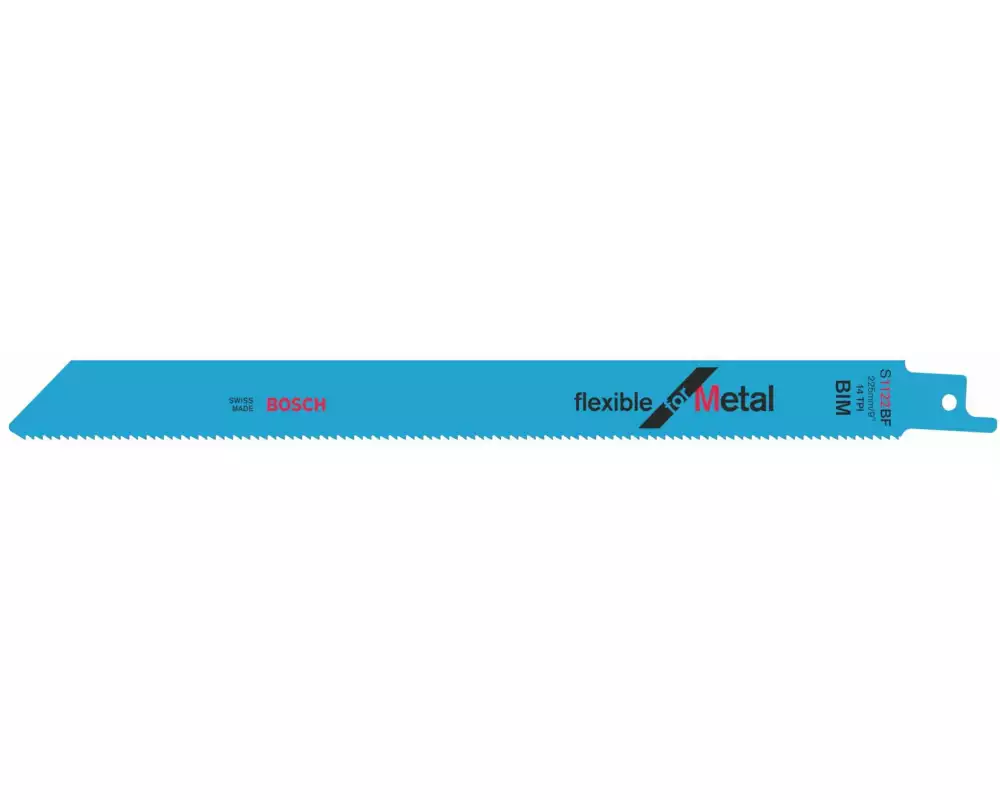 Bosch Professional Säbelsägeblatt S 1122 BF Flexible for Metal, 25 Stück