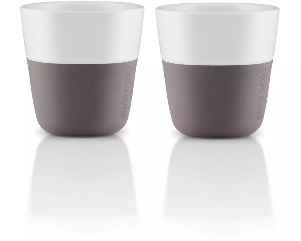 Eva Solo Espressotasse 80 ml, 2 Stück, Grau/Weiss