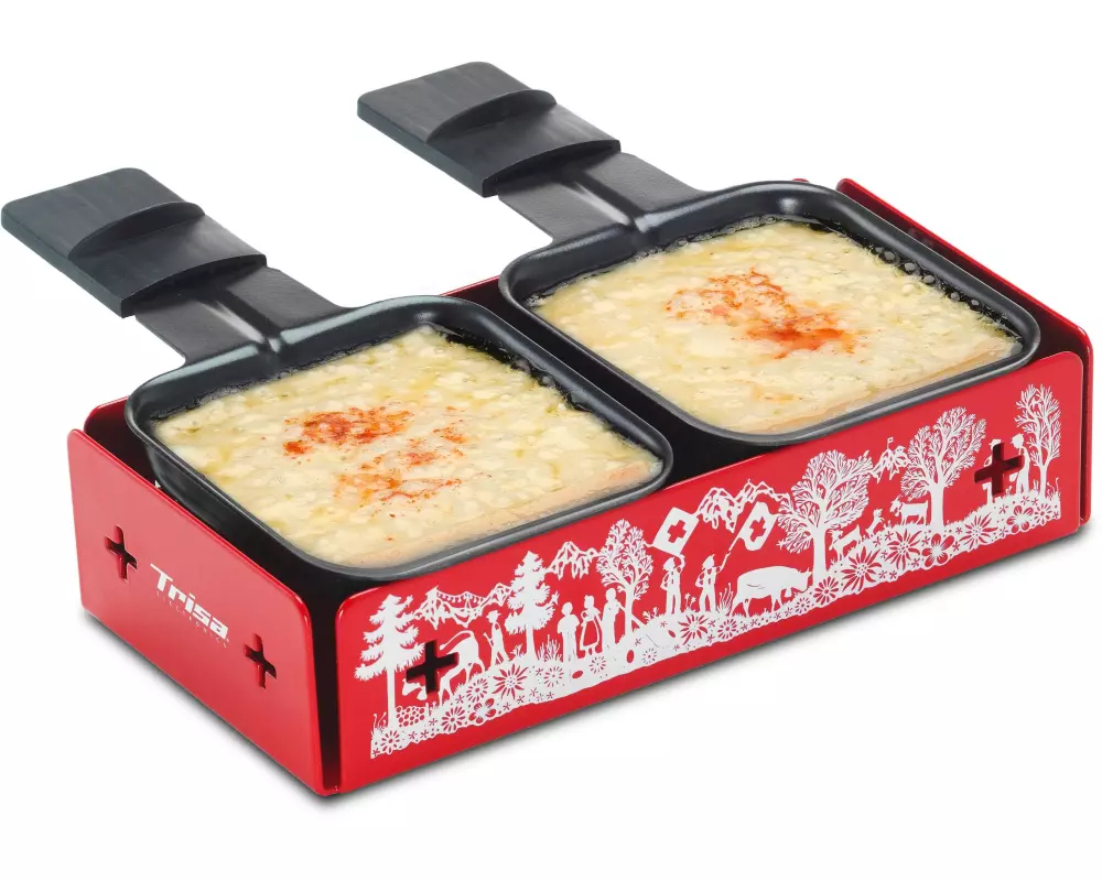 Trisa Teelicht-Raclette Explore the Alps Rot
