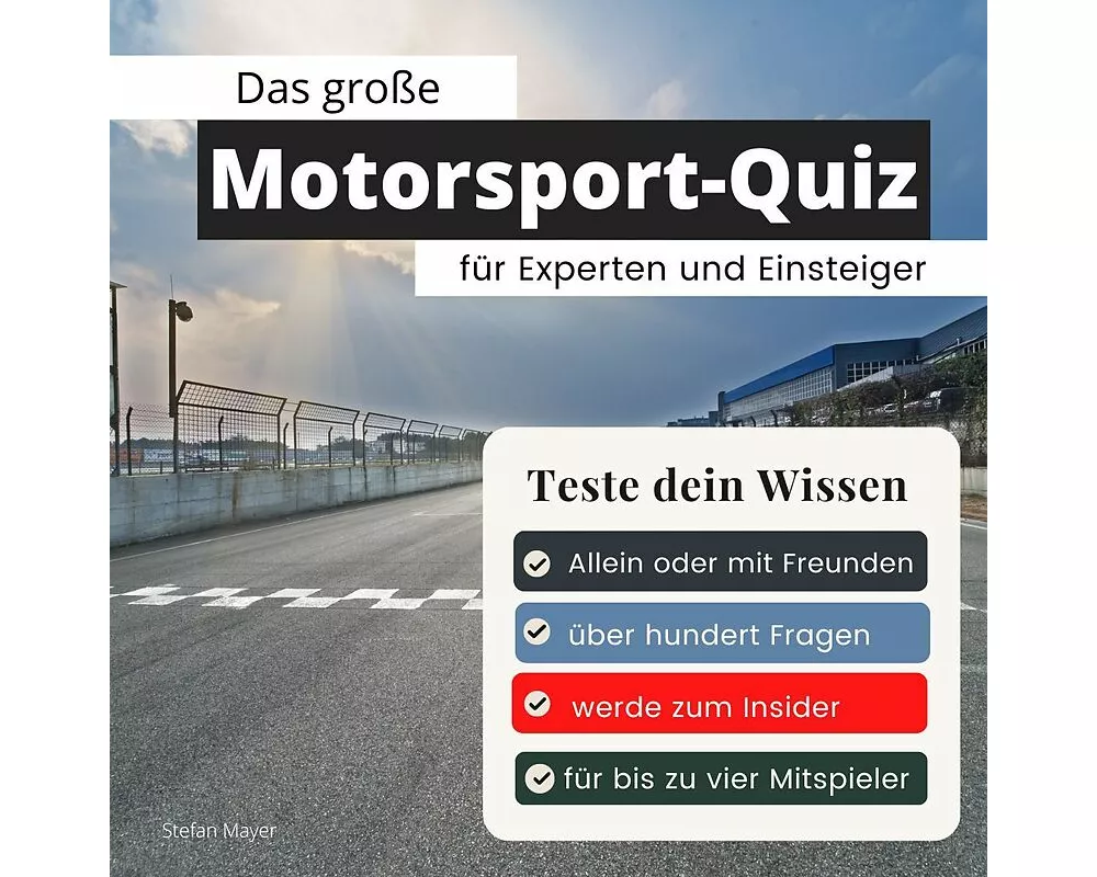 Das große Motorsport-Quiz für Experten und Einsteiger