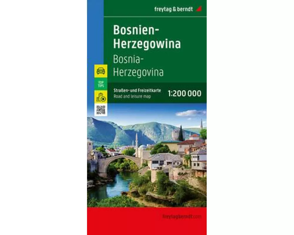 freytag & berndt Straßenkarte Bosnien-Herzegowina 1:200.000