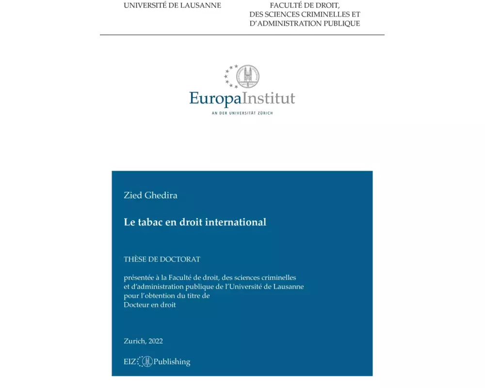 Le tabac en droit international