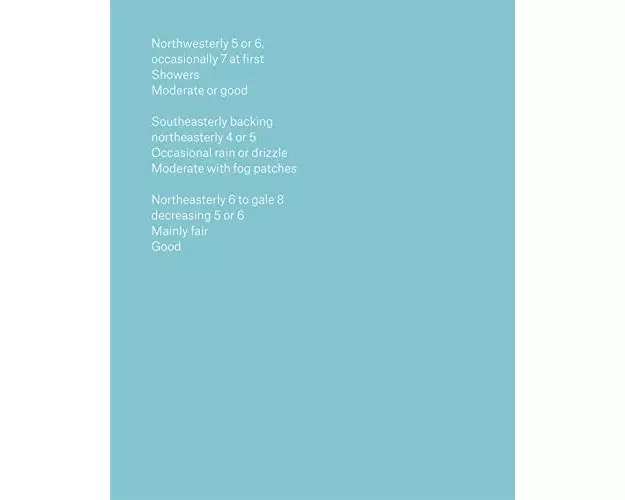 The Shipping Forecast