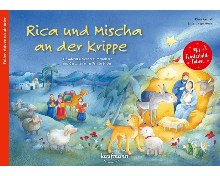 Rica und Mischa an der Krippe