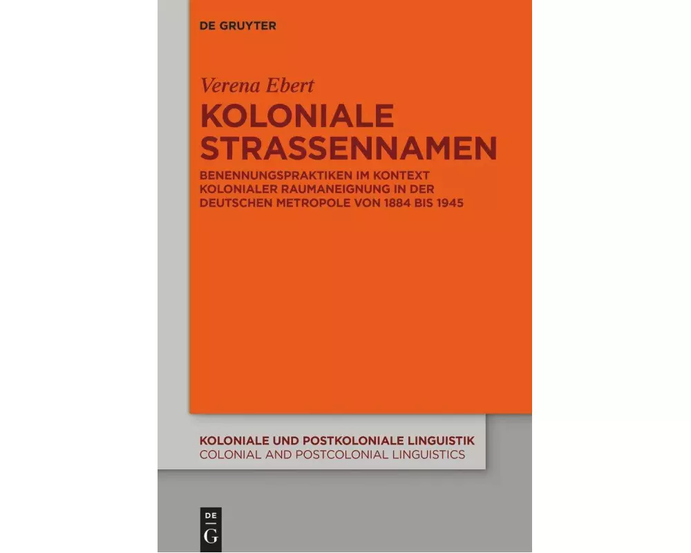 Koloniale Straßennamen