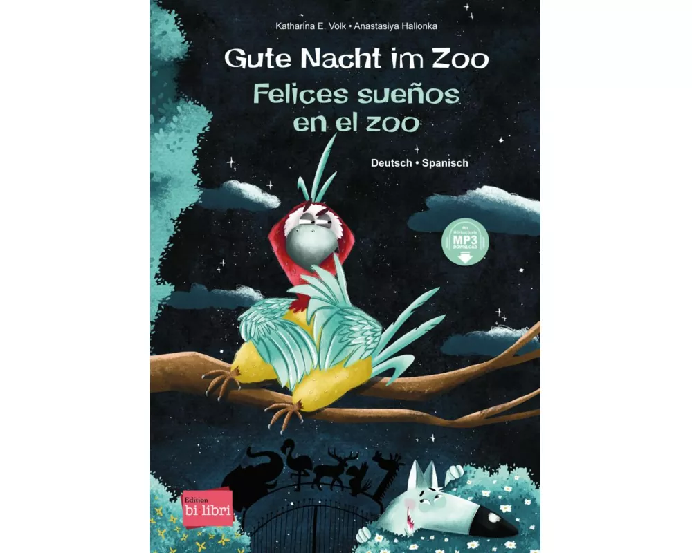 Gute Nacht im Zoo (Deutsch-Spanisch)