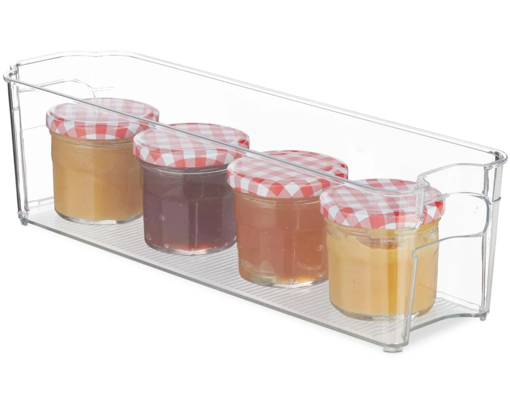 relaxdays Kühlschrankorganizer schmal, 3,2 l Volumen