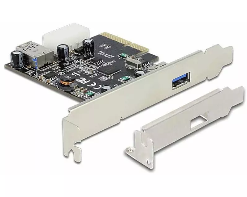 Delock PCI-Express-Karte 89399 USB 3.1 Gen2 - 1x extern + 1x intern