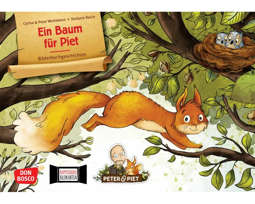 Ein Baum für Piet. Kamishibai-Bildkartenset