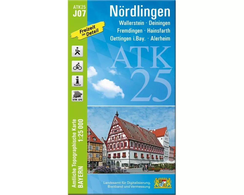 ATK25-J07 Nördlingen (Amtliche Topographische Karte 1:25000)