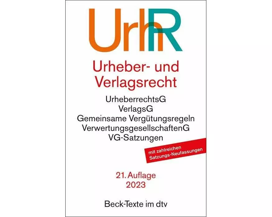 Urheber- und Verlagsrecht