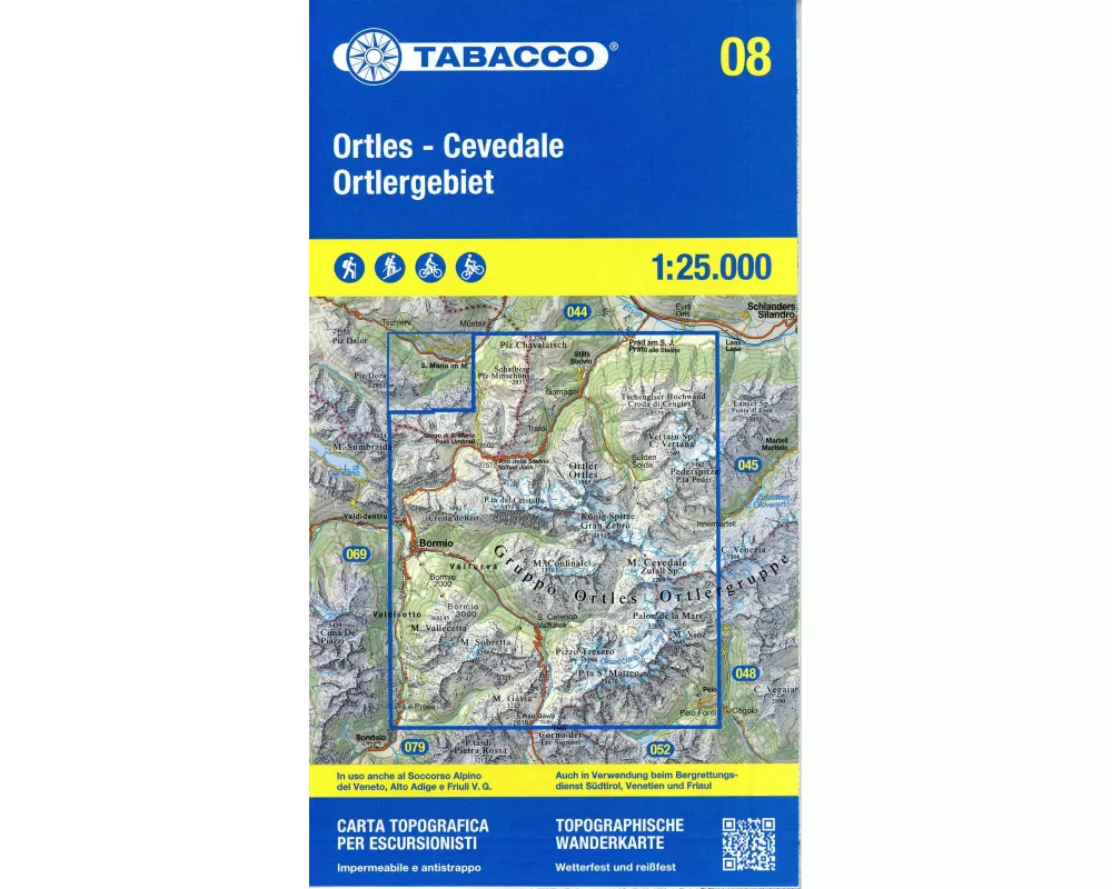 Tabacco Wandern Ortlergebiet 1:25000