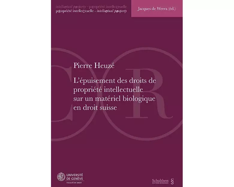 L'épuisement des droits de propriété intellectuelle sur un matériel biologique en droit suisse