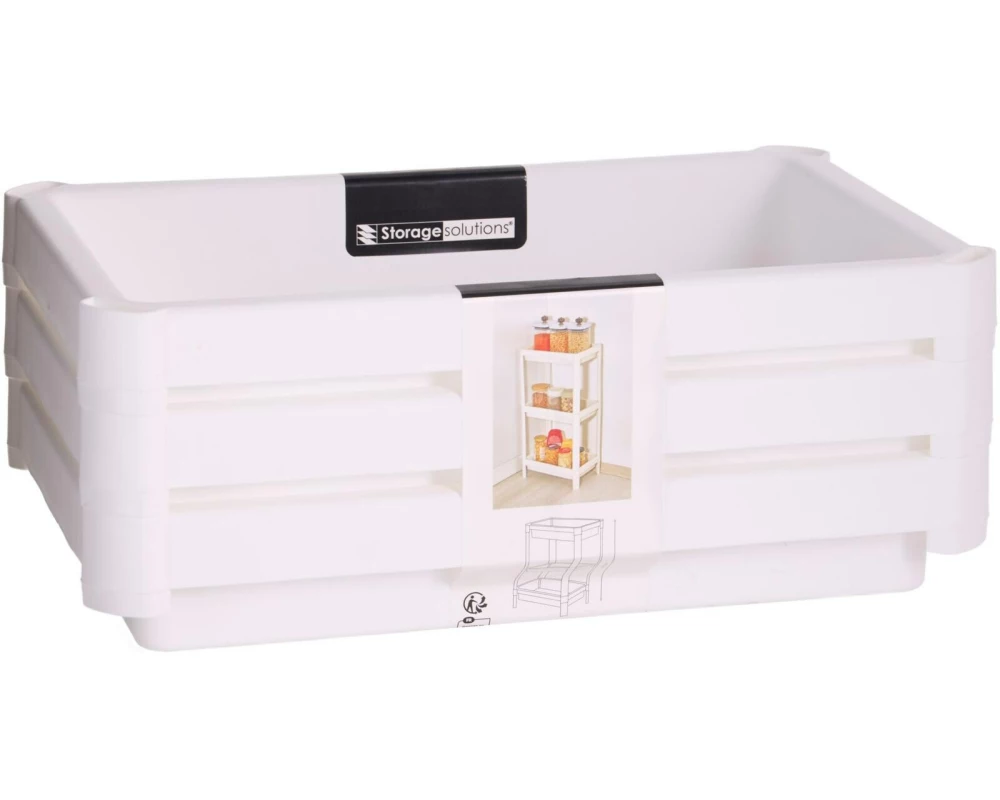 Nize Regal 3-stufig, Weiss