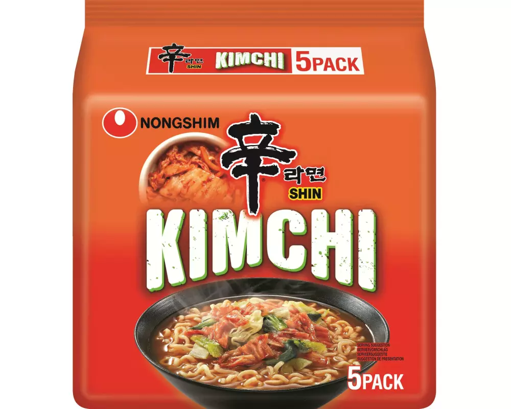 Nongshim Nudelsuppe Kimchi 5 x 120 g