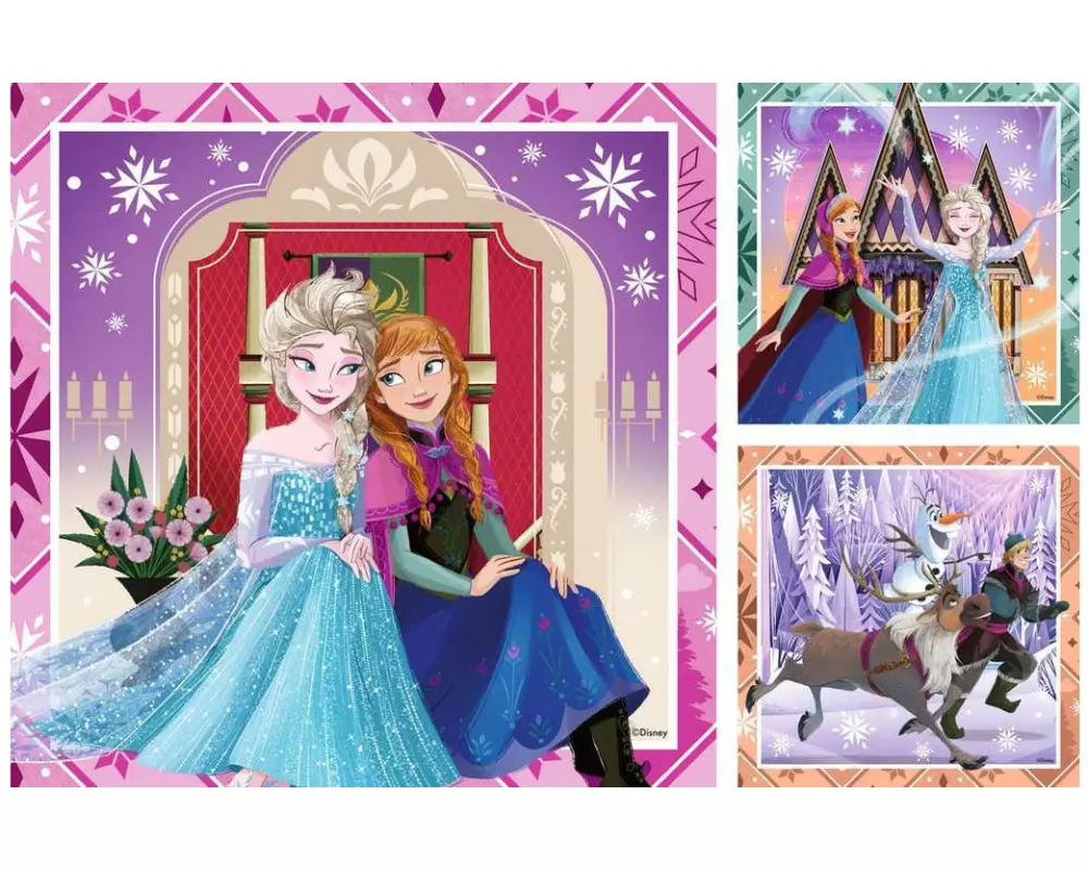 Ravensburger Puzzle Disney Die Eiskönigin 3 x 49