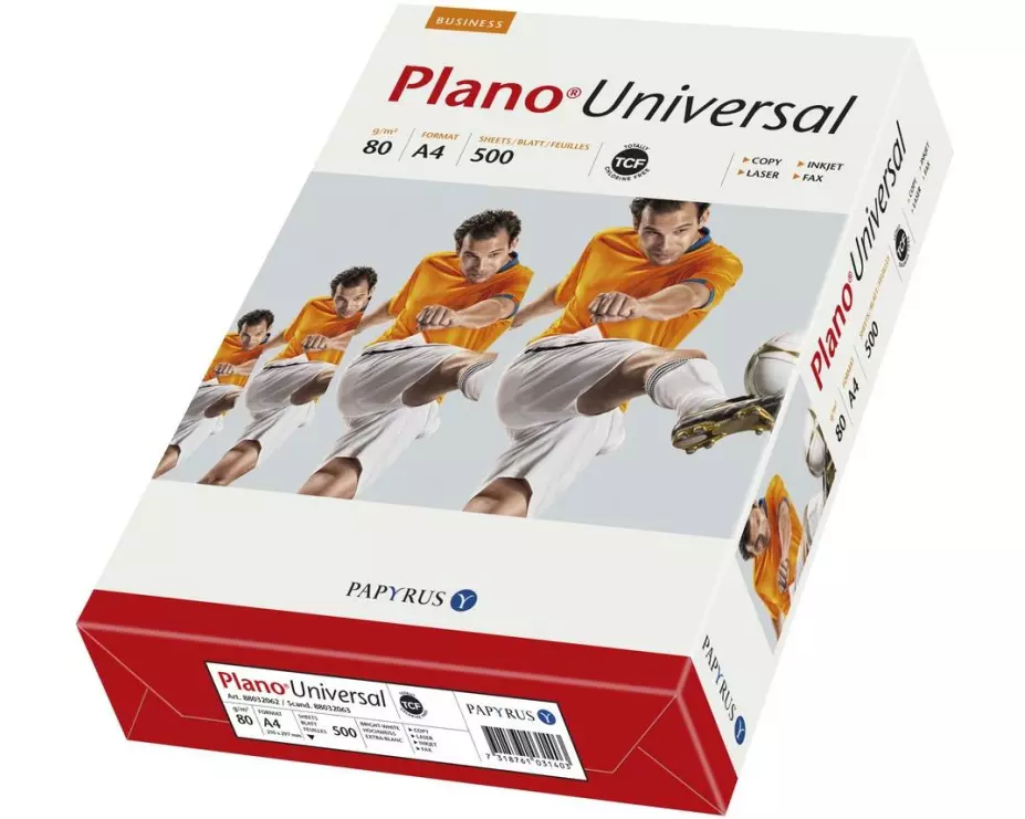 Plano Kopierpapier Universal A4, Weiss, 80 g/m², 2500 Blatt