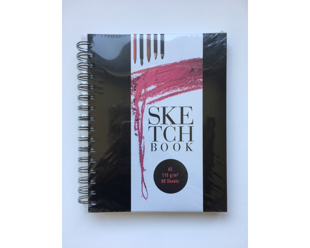 BAM4U.CH Skizzenbuch A5 6678A5 110g, perforiert 80 Blatt