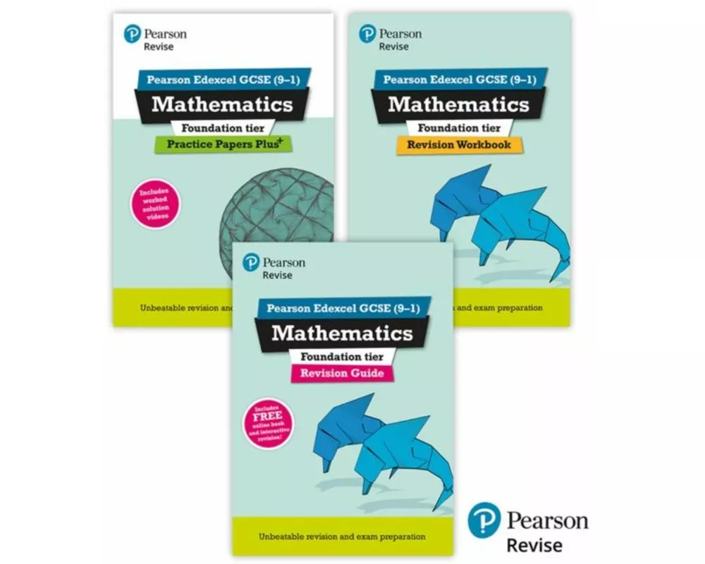 New Pearson Revise Edexcel GCSE Maths (Foundation) Complete Revision & Practice Bundle - for 2026, 2027 exams